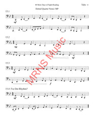 40 More Days of Sight-Reading for Tuba