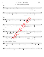 40 More Days of Sight-Reading for Tuba