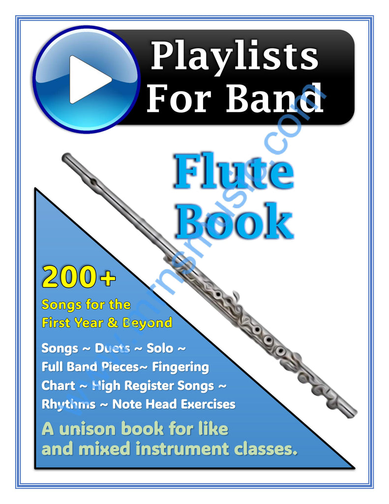 Playlists For Band Flute Book (Student Book Only)