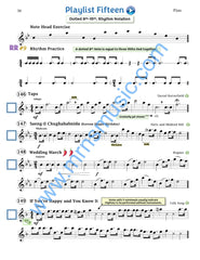 Playlists For Band Flute Book (Student Book Only)
