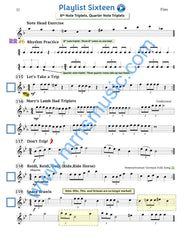 Playlists For Band Flute Book (Student Book Only)