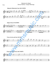 Playlists For Band Flute Book (Student Book Only)