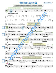 Playlists For Band Bassoon Book (Student Book Only)