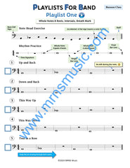 Playlists For Band Bassoon Book (Student Book Only)