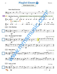 Playlists For Band Bassoon Book (Student Book Only)