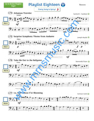 Playlists For Band Bassoon Book (Student Book Only)