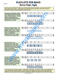 Playlists For Band Bassoon Book (Student Book Only)