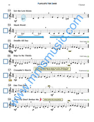 Playlists For Band Clarinet Book (Student Book Only)