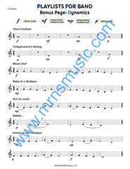 Playlists For Band Clarinet Book (Student Book Only)