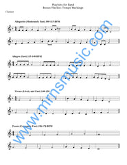 Playlists For Band Clarinet Book (Student Book Only)