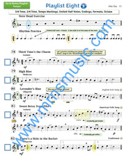 Playlists For Band Alto Saxophone Book (Student Book Only)