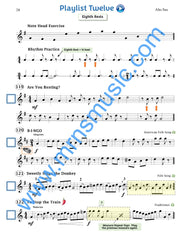 Playlists For Band Alto Saxophone Book (Student Book Only)