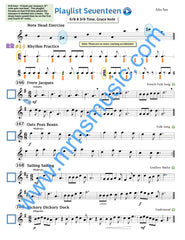 Playlists For Band Alto Saxophone Book (Student Book Only)