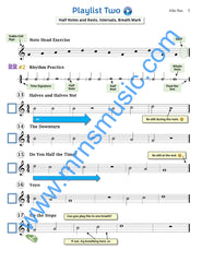 Playlists For Band Alto Saxophone Book (Student Book Only)