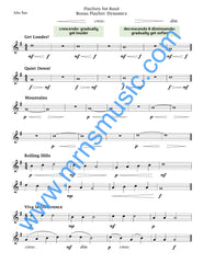 Playlists For Band Alto Saxophone Book (Student Book Only)