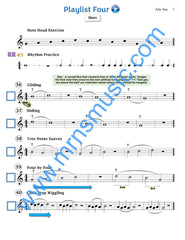 Playlists For Band Alto Saxophone Book (Student Book Only)