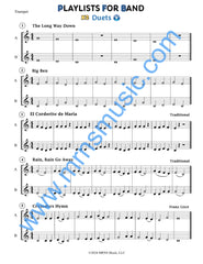 Playlists For Band Trumpet Book (Student Book Only)