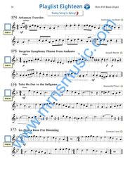Playlists For Band French Horn Book (Student Book Only)