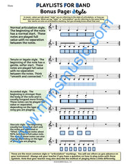Playlists For Band French Horn Book (Student Book Only)
