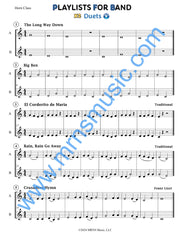 Playlists For Band French Horn Book (Student Book Only)
