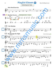 Playlists For Band French Horn Book (Student Book Only)