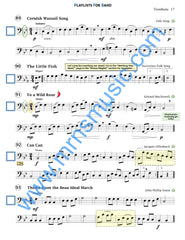Playlists For Band Trombone Book (Student Book Only.)