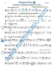 Playlists For Band Trombone Book (Student Book Only.)