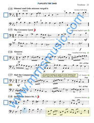 Playlists For Band Trombone Book (Student Book Only.)