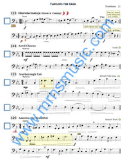 Playlists For Band Trombone Book (Student Book Only.)
