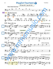Playlists For Band Trombone Book (Student Book Only.)