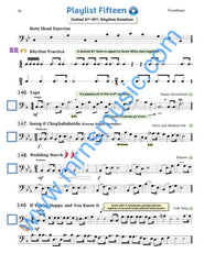 Playlists For Band Trombone Book (Student Book Only.)