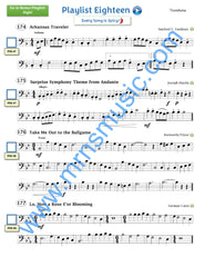 Playlists For Band Trombone Book (Student Book Only.)