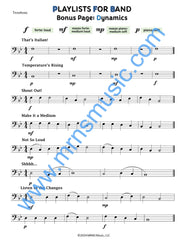 Playlists For Band Trombone Book (Student Book Only.)