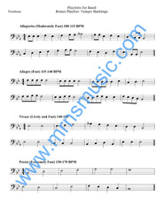 Playlists For Band Trombone Book (Student Book Only.)