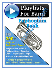 Playlists For Band Euphonium Book (Student Book Only)