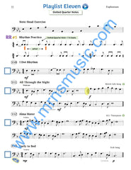 Playlists For Band Euphonium Book (Student Book Only)