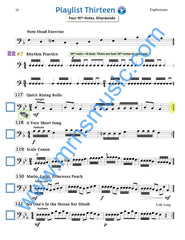 Playlists For Band Euphonium Book (Student Book Only)
