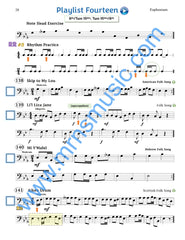 Playlists For Band Euphonium Book (Student Book Only)