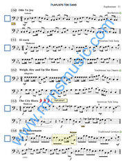Playlists For Band Euphonium Book (Student Book Only)