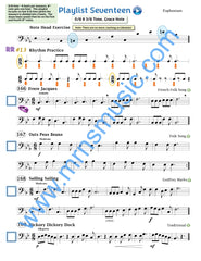 Playlists For Band Euphonium Book (Student Book Only)
