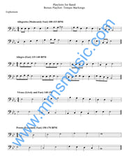 Playlists For Band Euphonium Book (Student Book Only)