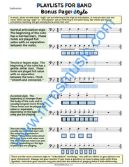 Playlists For Band Euphonium Book (Student Book Only)