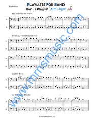Playlists For Band Euphonium Book (Student Book Only)