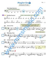 Playlists For Band Tuba  (Student book only.)