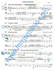 Playlists For Band Tuba  (Student book only.)