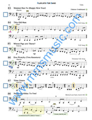 Playlists For Band Tuba  (Student book only.)