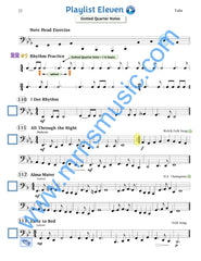 Playlists For Band Tuba  (Student book only.)