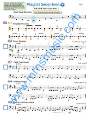Playlists For Band Tuba  (Student book only.)