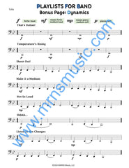 Playlists For Band Tuba  (Student book only.)