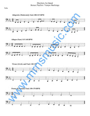 Playlists For Band Tuba  (Student book only.)